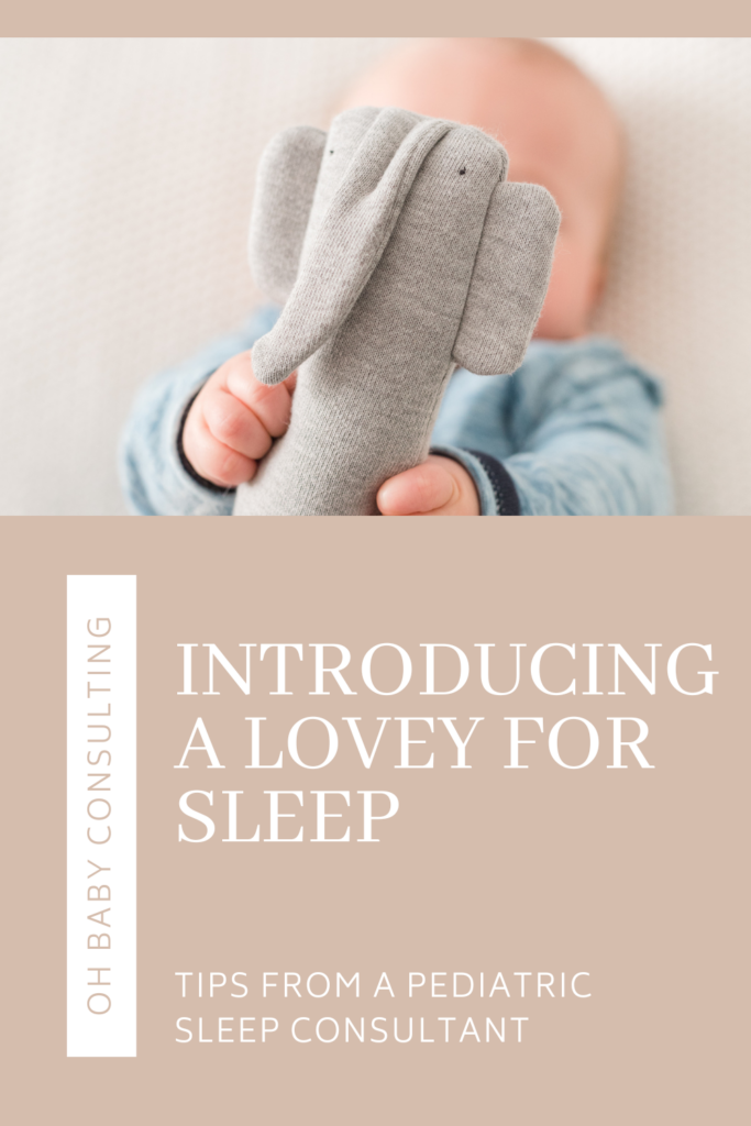 Introducing a Lovey Oh Baby Consulting Baby Toddler Sleep