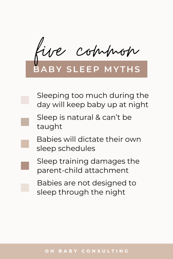 5 Baby Sleep Myths | Oh Baby Consulting
