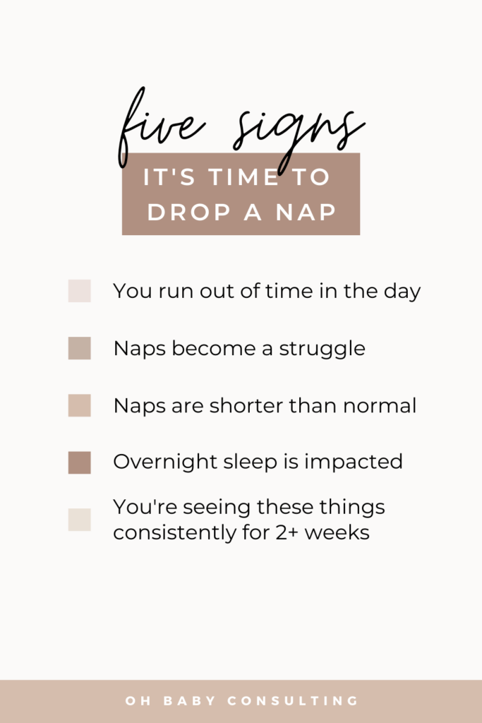 5 Signs it's Time to Drop a Nap | Oh Baby Consulting