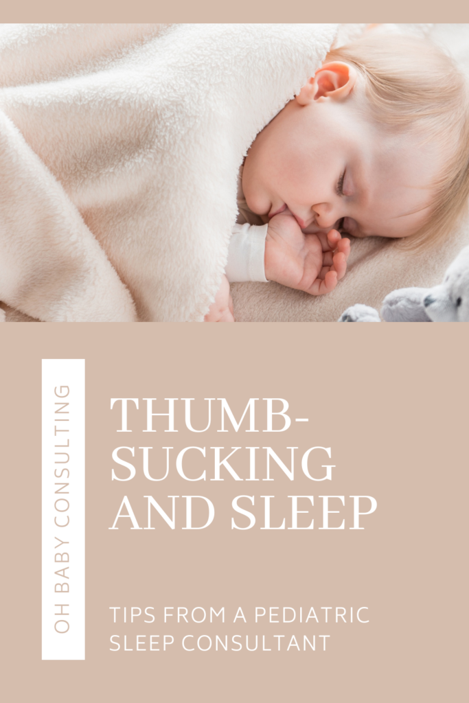 Thumb-Sucking and Sleep | Oh Baby Consulting